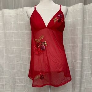 Victoria's Secret Vibrant Red Lingerie